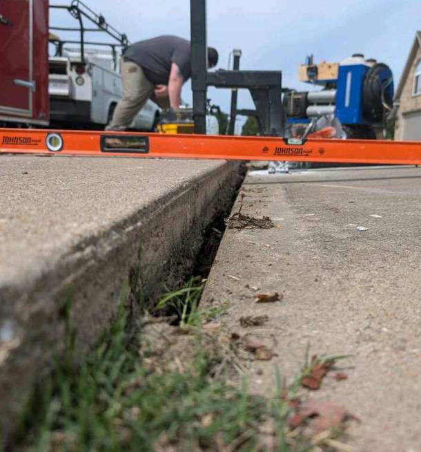 Uneven Concrete Slab