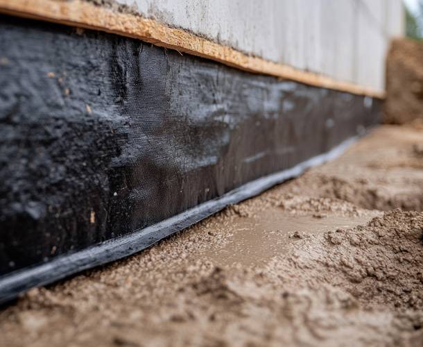 a close-up of a foundation