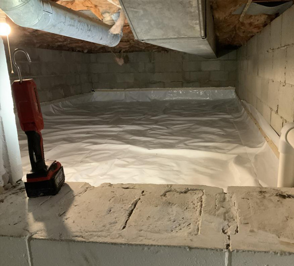 Crawl space encapsulation